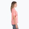 Koszulka trekkingowa damska Columbia Bluebird Day Relaxed coral reef heather/lakeshore flora 4