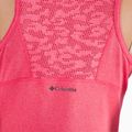 Koszulka trekkingowa damska Columbia Peak To Point II Tank red hibiscus heather 4