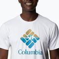 Koszulka trekkingowa męska Columbia Zero Ice Cirro white/hood nightscape graphic 4