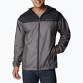 Kurtka przeciwwiatrowa męska Columbia Flash Challenger Novelty city grey/black