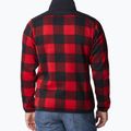 Bluza polarowa męska Columbia Sweater Weather II Printed mountain red check print 2