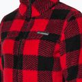Bluza polarowa damska Columbia West Bend red lily check print 3