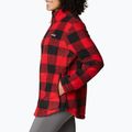 Bluza polarowa damska Columbia West Bend red lily check print 5