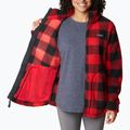 Bluza polarowa damska Columbia West Bend red lily check print 9