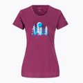 Koszulka trekkingowa damska Columbia Daisy Days Graphic marionberry heather/thru the pines 7