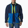 Bluza polarowa męska Columbia Back Bowl Full Zip collegiate navy/brt indigo/laser lemon 3