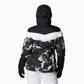 Kurtka narciarska damska Columbia Abbott Peak Insulated white lookup print/black/white 3