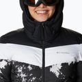 Kurtka narciarska damska Columbia Abbott Peak Insulated white lookup print/black/white 4