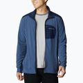 Bluza polarowa męska Columbia Klamath Range Full Zip dark mountain/collegiate navy 5