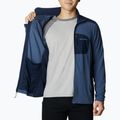 Bluza polarowa męska Columbia Klamath Range Full Zip dark mountain/collegiate navy 6