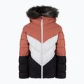 Kurtka narciarska dziecięca Columbia Arctic Blast dark coral/shark/white