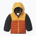 Kurtka dziecięca Columbia Powder Lite Hooded warm copper/mango/black