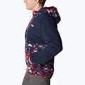 Bluza polarowa męska Columbia Backbowl Sherpa coll navy/coll navy rocky mtn print 3