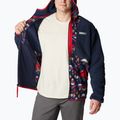 Bluza polarowa męska Columbia Backbowl Sherpa coll navy/coll navy rocky mtn print 5