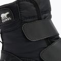 Śniegowce juniorskie Sorel Whitney II Strap black/sea salt 13