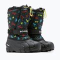Śniegowce dziecięce Sorel Flurry Print Boys black/black