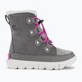 Śniegowce juniorskie Sorel Sorel Explorer Lace quarry/bright lavender 2