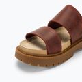 Klapki damskie Timberland Clairemont Way dark red full grain 7