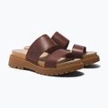 Klapki damskie Timberland Clairemont Way dark red full grain 11