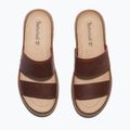 Klapki damskie Timberland Clairemont Way dark red full grain 12