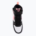 Buty dziecięce Nike Court Borough Mid 2 black/sunset pulse/white 5