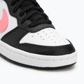 Buty dziecięce Nike Court Borough Mid 2 black/sunset pulse/white 7