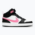 Buty dziecięce Nike Court Borough Mid 2 black/sunset pulse/white 8