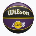 Piłka do koszykówki Wilson NBA Team Tribute Los Angeles Lakers black/violet rozmiar 7