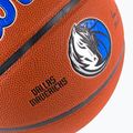 Piłka do koszykówki Wilson NBA Team Alliance Dallas Mavericks brown rozmiar 7 3