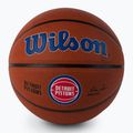 Piłka do koszykówki Wilson NBA Team Alliance Detroit Pistons brown rozmiar 7