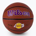 Piłka do koszykówki Wilson NBA Team Alliance Los Angeles Lakers brown rozmiar 7