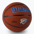 Piłka do koszykówki Wilson NBA Team Alliance Oklahoma City Thunder brown rozmiar 7 2