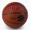 Piłka do koszykówki Wilson NBA Team Alliance Toronto Raptors brown rozmiar 7 2