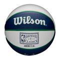 Piłka do koszykówki dziecięca Wilson NBA Team Retro Mini Dallas Mavericks blue rozmiar 3 4