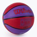 Piłka do koszykówki dziecięca Wilson NBA Team Retro Mini Toronto Raptors red rozmiar 3 2