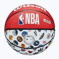 Piłka do koszykówki Wilson NBA All Team RWB blue/brown rozmiar 7 6