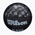 Piłka do koszykówki Wilson NBA All Team black rozmiar 6 3