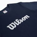 Koszulka tenisowa męska Wilson Team Graphic classic navy script 3