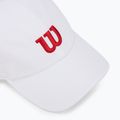 Czapka z daszkiem Wilson Active Perforated Cap bright white / infrared 3