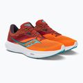 Buty do biegania męskie Saucony Ride 16 marigold/lava 4
