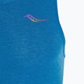 Koszulka do biegania męska Saucony Stopwatch Singlet cobalt heather 3