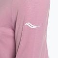 Longsleeve do biegania damski Saucony Stopwatch orchid heather 5