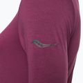 Longsleeve do biegania damski Saucony Triumph plum 4