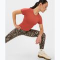 Koszulka do jogi damska Sweaty Betty Athlete Crop Seamless Workout terrazzo red 4