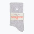 Skarpety damskie Sweaty Betty Pilates Crew Gripper 2 pary light grey marl 2