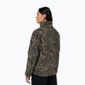 Bluza damska Sweaty Betty Plush Contrast Zip Up Fleece brown ink leopard print 3