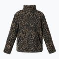Bluza damska Sweaty Betty Plush Contrast Zip Up Fleece brown ink leopard print 7