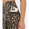 Legginsy treningowe damskie Sweaty Betty Power Piping Workout 7/8 brown ink leopard print 4