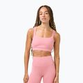 Biustonosz treningowy Sweaty Betty Ultimate Studio Ruched dark deco pink