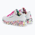 Buty SKECHERS JGoldcrown Uno Lite Lovely Luv white/multi 3